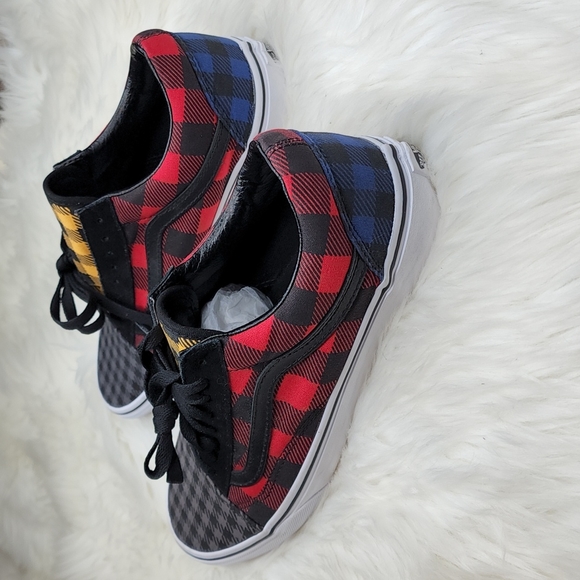 VANS What The Buffalo Old Skool Canvas Lace Up Sneakers Shoes NEW - Picture 9 of 14